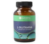 L-Glutamina Kyowa | 60 cápsulas | Naturitas Essentials | Máxima pureza | Recuperación muscular y digestiva | Aminoácidos y Proteínas