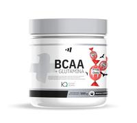 L-Glutamina Kyowa® + BCAA en Polvo 500g - Dracula Cherry - Masmusculo | BCAA 2:1:1, Aporta 2g de L-leucina + 1g de L-valina + 1g de L-isoleucina. Kyowa® que asegura su alta pureza, con vitamina B6