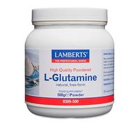 L-glutamina polvo 500G Lamberts - suplemento para recuperación muscular