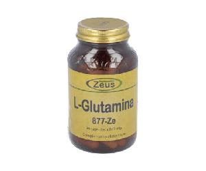 L-Glutamina ZE 877 750MG 90 cápsulas Zeus - suplemento alimenticio