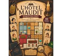 L’Hôtel Maudit - Enquêtes Cozy: Jeu de déduction et de logique pour adultes | Sudoku des pièces | 40 énigmes à résoudre (difficulté croissante)