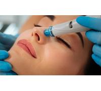 L. Hydrafacial Premium con máscara de oro radiofrecuencia tratamiento y masaje facial kobido