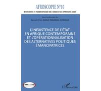 L’inexistence de l’État en Afrique contemporaine et l’opérationnalisation des alternatives politiques émancipatrices: 10