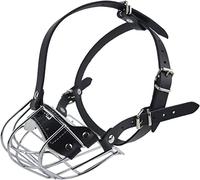 L&J Pets UK Bozal para perro con cesta de alambre de metal fuerte Staffordshire Bull Terrier Staffy, Staffie (B3, negro)
