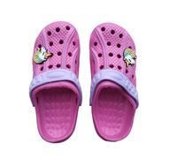 l&j Zuecos Chanclas Niño Niña Unisex Sabot Goma Ligera Mar Playa Piscina Zapatillas Zapatos Sandalias (Fucsia, Sistema tallas calzado EU, Adulto, Números, mediano, 32)