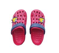 l&j Zuecos Chanclas Niño Niña Unisex Sabot Goma Ligera Mar Playa Piscina Zapatillas Zapatos Sandalias (Rojo, Sistema tallas calzado EU, Adulto, Números, mediano, 33)