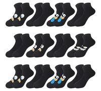 L&K-II Calcetines para niños calcetines tobilleros calcetines deportivos calcetines para correr paquete de 12 algodón 2894 39/42