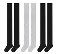 L&K-II Leotardos de punto para niños de 3/6 unidades, con diferentes diseños, multicolor 2717, 3-2710B, 122-128