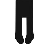 L&K-II Pack de 2 leotardos de punto multicolor para bebé niña y niño - Negro, Talla 62-68