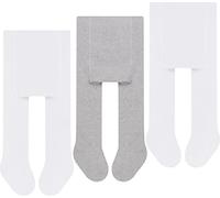 L&K-II Pack de 3 leotardos para bebé niña y niño leotardos de punto multicolor 2766C 74-80