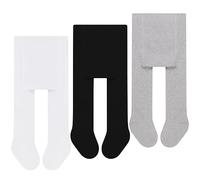 L&K-II Pack de 3 leotardos para bebé niña y niño leotardos de punto multicolor 2766E 74-80