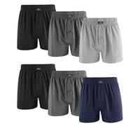 L&K Value Pack Set 6 Calzoncillos Bóxer para Hombre Webboxer con Diseños Clásicos Ropa Interior para Hombre Algodón 1405A L