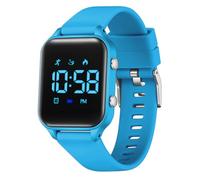 L LAVAREDO Relojes digitales impermeables para niños y niñas, reloj deportivo con podómetro, cronómetro, alarma de vibración para edades de 5 a 13 años, sin aplicación, reloj de seguimiento de fitness