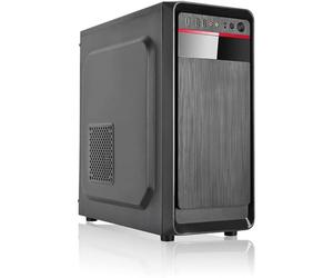 L-Link Caja para PC ATX/Micro ATX con USB 3.0 Frontal | Fuente de alimentación 500W y Adaptador de Bahías | Torre PC con Diseño Elegante y Duradero | Caja para Ordenador compacta Modelo: KLUSTER