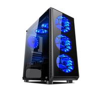 L-Link Caja Pc Atx Avatar Led Azul Usb 3.0 Ventana Transparente