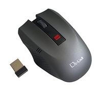 L-Link LL-2095-G - Ratón óptico inalámbrico con Receptor USB, Color Gris y Negro