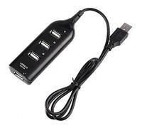 L-Link LL-CK-0042A - HUB USB con 4 Puertos, Color Negro
