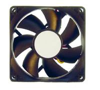 L-Link LL-VENTILADOR-8X8 - Ventilador Adicional para Caja 80x80, Color Negro