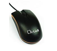 L-Link Ratón óptico con Cable | Ratón Óptico USB Ergonómico | Sensor Preciso | Apto para Diestros y Zurdos | Conexión USB 2.0 | Modelo LL-2081