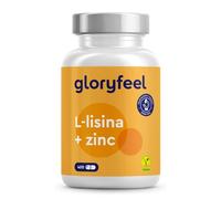 L-Lisina 400 Cápsulas - 1000 mg L Lisina HCL por día - De Fermentación Vegetal - Aminoácido esencial con Zinc para tu Sistema Inmunitario* - Vegano, Probado en laboratorio, Sin aditivos