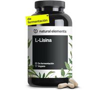 L-Lisina - Fabricado en Alemania - 365 cápsulas - 1.000 mg por dosis diaria - Procedente de fermentación vegetal - Producto vegano, alta dosificación, sin aditivos