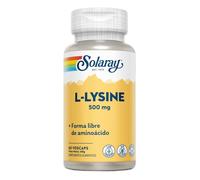 L LYSINE 500 mg 60 cápsulas Solaray - suplemento de lisina