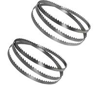 L-MEIQUN 2 uds hoja de sierra de cinta 1400X10X0,65mm 6 TPI accesorios para carpintería (Teeth Type : TPI 6)