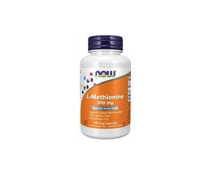 L-metionina 500 mg 100 cápsulas vegetales Now Foods