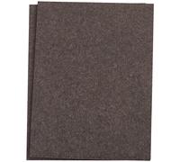 L mina de fieltro autoadhesivo SoftTouch para muebles, ideal para superficies duras, para cortar en cualquier forma (paquete de 2) - Marr n nogal