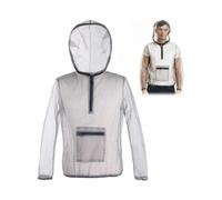 (L) Mosquito and beekeeping clothes Ultra light mesh insect full body hoodie with coat Men's and women's protective clothing