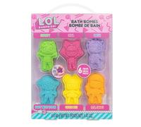 L.O.L. Surprise! Bombas de baño de 6 piezas para niños, goma de burbuja perfumada, juguetes de baño para niños, edades 3 +, por Townley Girl