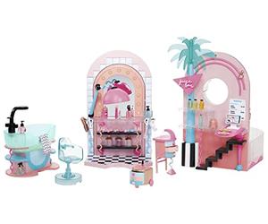 L.O.L. Surprise! LOL Surprise Shine On Salon & SPA - con más de 65 sorpresas - con Luces y Agua - Incluye una Cascada Real, un Espejo Iluminado y un Juego Completo de 360° - Edad: 4+ años