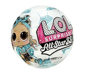 L.O.L. Surprise! LOL Surprise Star BBs Sports Serie 3 - Equipo de Fútbol Brillante - Coleccionable - Con 8 Accesorios - Incluye Botella, Zapatos, Balón que se Transforma y Más