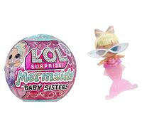 L.O.L. Surprise! Mermaids Baby Sisters - con Colas Que Cambian de Color, Surtido Aleatorio, Incluye 1 Muñeca con Bonitos Accesorios, Colecciona Las 8 Muñecas, para Niños y Niñas a Partir de 4 Años