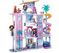 L.O.L. Surprise! OMG Casa de Sorpresas - Más de 85 sorpresas, 4 pisos, 10 habitaciones - Incluye muebles y accesorios - Para muñecas LOL Surprise y OMG - Casa de muñecas coleccionable - Edad: 3+ años