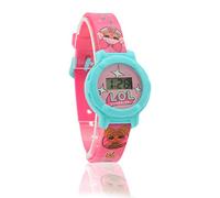 L.O.L. Surprise ! Reloj Digital para Niñas con Cara Y Banda De Reloj Redondas De Marca | Accesorios De Muñecas para Niños con Correa Rosa | Regalos A Partir De 3 Años
