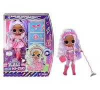 L.O.L. Surprise! Tweens Neon Pop Stars - Kitty K - 1 Muñeca de Moda, con Sorpresas Retroiluminadas y 10+ Modas y Accesorios de Estrella Pop, con Base Retro para Micrófono, para Niños +4 Años