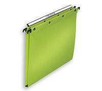 L 'Oblique 13259 carpeta suspendida polipropileno Ultimate cajón distancia entre orificios 330 mm 5/10e, H 250 mm fondo 15 verde Pack de 10 verde