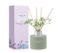 L 'odeur Vill Reed, 4,06 onzas de Aroma a Vainilla, difusor de cañas de Aceite Esencial doméstico, Adecuado para la decoración de estantes de baño en Grandes Habitaciones Familiares