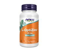 L-OPTIZINC 100 Cápsulas Vegetales 30 Mg De NOW FOODS
