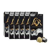L’OR Espresso Café Or Noir Intensidad 11 - Cápsulas de Aluminio Compatibles con Máquinas Nespresso (R)* - 10 paquetes de 10 cápsulas (100 bebidas)