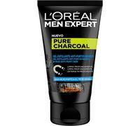 MEN EXPERT pure charcoal gel exfoliante p.negros 100 ml