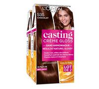 L 'Oréal Paris Casting Crème Gloss Coloración Tono sobre Tono sin ammoniaque - Juego de 2