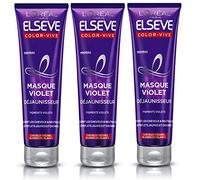 L 'Oréal Paris elsève Color-Vive máscara violet Déjaunisseur 150 ml - juego de 3