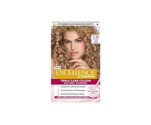 L 'Oreal Paris excelencia pelo Colorante oscuro caramelo Rubio 7.31