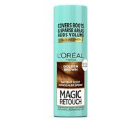 L 'Oreal Paris Magic retoque | Tinte temporal en aerosol para el cabello, cobertura instantánea 100 % de canas, mezcla impecable, aplicación rápida y fácil