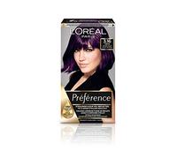 L’Oréal Paris Préférence Infinia 3.16 Deep Purple P38 coloración del cabello Violeta - Coloración del cabello (Violeta, Deep Purple P38, De larga duración, Brillo, Vitamin E, 65 mm, 93 mm)