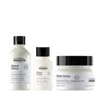 L’Oréal Professionnel Metal Detox Shampoo & Hair Mask with Mini Shampoo, Prevent Breakage & Colour Fade from Hard Water