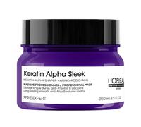 L´Oréal Professionnel Paris - Keratin Alpha Sleek Mascarilla profesional, antiencrespamiento y disciplinante, que nutre en profundidad y aporta suavidad y luminosidad Mascarillas para el cabello 250 m
