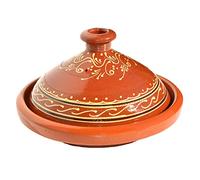 L´orient - Das Tor zum Orient / Generisch Marrakech Accessoires - Tajín marroquí para cocinar (30 cm de diámetro, para 4-5 Personas, Hecho a Mano)